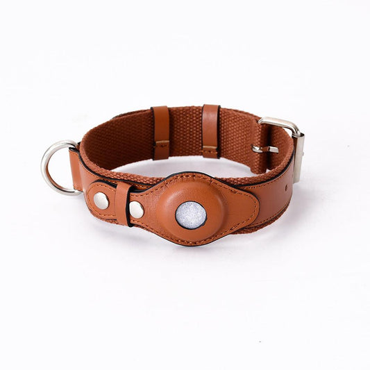 Pet Collar Tracker Cover - Stylish Leather Protection For Airtag