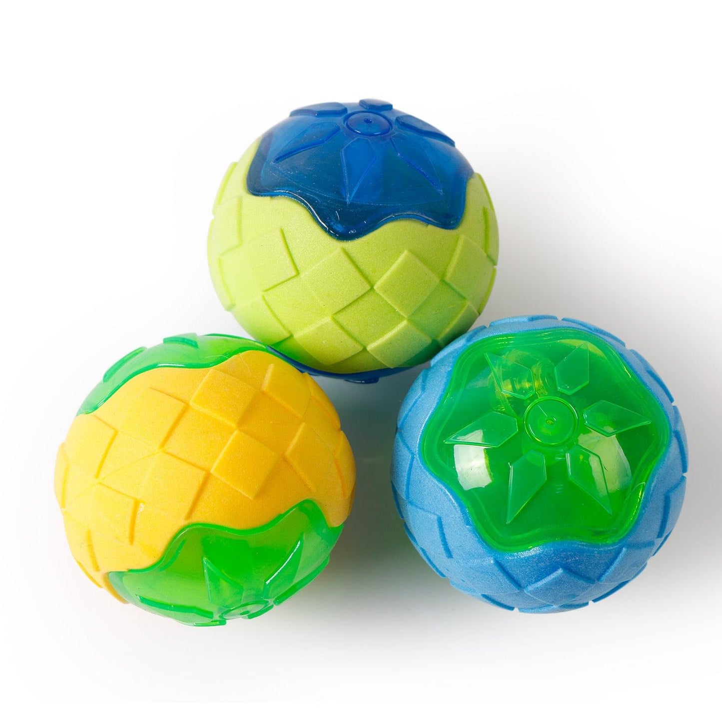 Glowing Audible Dog Toy Ball - Floatable, Teeth-Grinding Pet Toy
