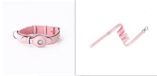 Pet Collar Tracker Cover - Stylish Leather Protection For Airtag