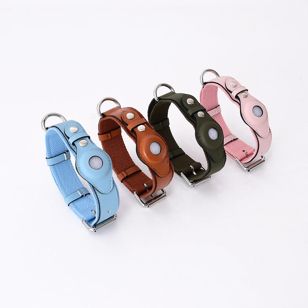 Pet Collar Tracker Cover - Stylish Leather Protection For Airtag
