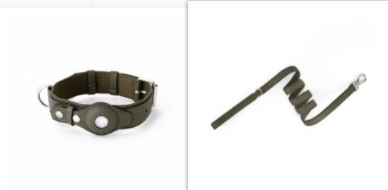 Pet Collar Tracker Cover - Stylish Leather Protection For Airtag